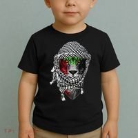 Free palestine Palestinian lion Toddler T-Shirt thumb 2