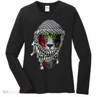 Free palestine Palestinian lion Women's Long Sleeve Shirt thumb 0