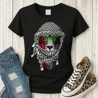 Free palestine Palestinian lion Women's T-Shirt thumb 3