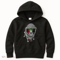 Free palestine Palestinian lion Kids Hoodie thumb 0