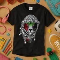 Free palestine Palestinian lion Kids T-Shirt thumb 3
