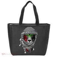 Free palestine Palestinian lion Tote Bag thumb 0