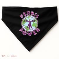 Funny Perkis Power Fitness Logo USA-Made Doggie Bandana thumb 0