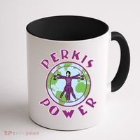Funny Perkis Power Fitness Logo Coffee Mug thumb 1