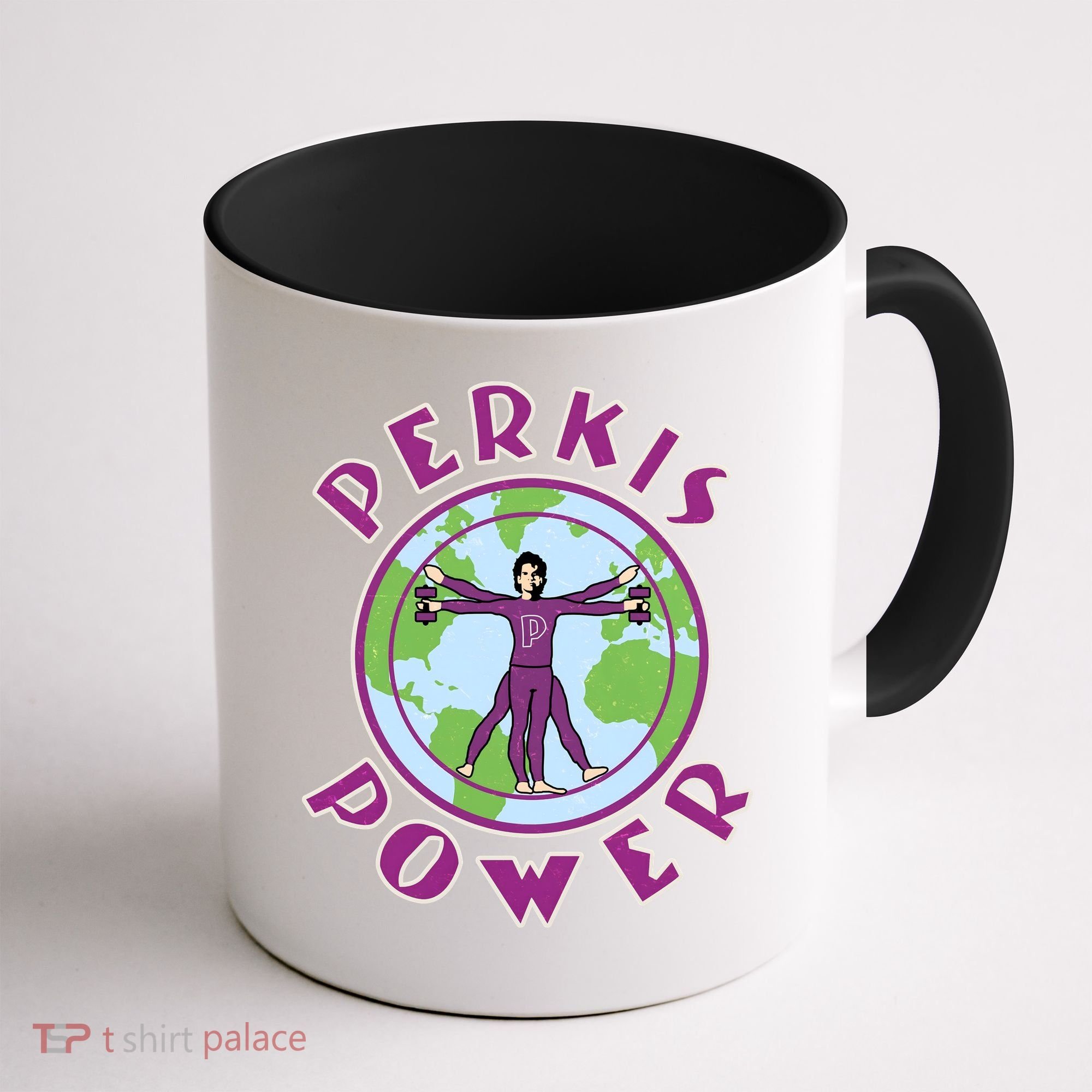 Funny Perkis Power Fitness Logo Coffee Mug