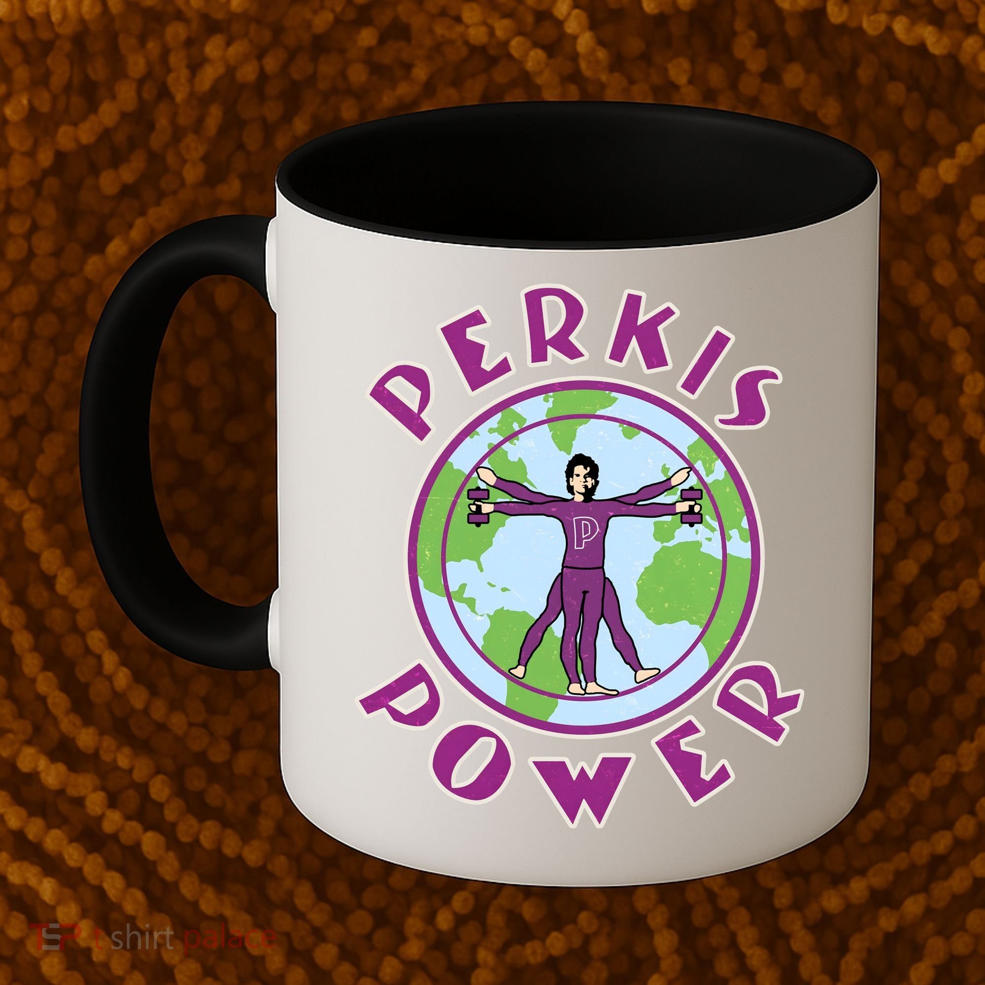 Funny Perkis Power Fitness Logo Coffee Mug