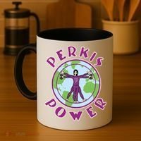 Funny Perkis Power Fitness Logo Coffee Mug thumb 4
