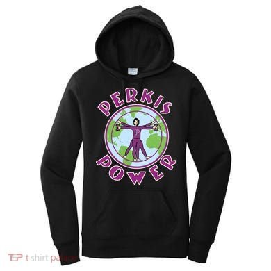Funny Perkis Power Fitness Logo Women's Hoodie