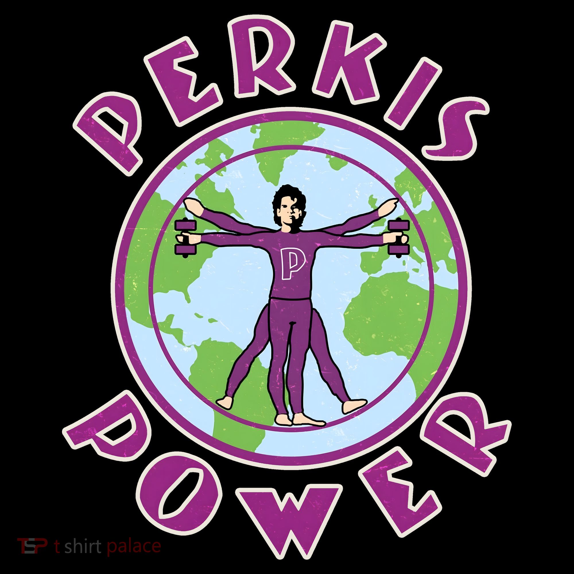 Funny Perkis Power Fitness Logo Women's Hoodie