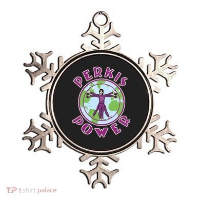 Funny Perkis Power Fitness Logo Ornament