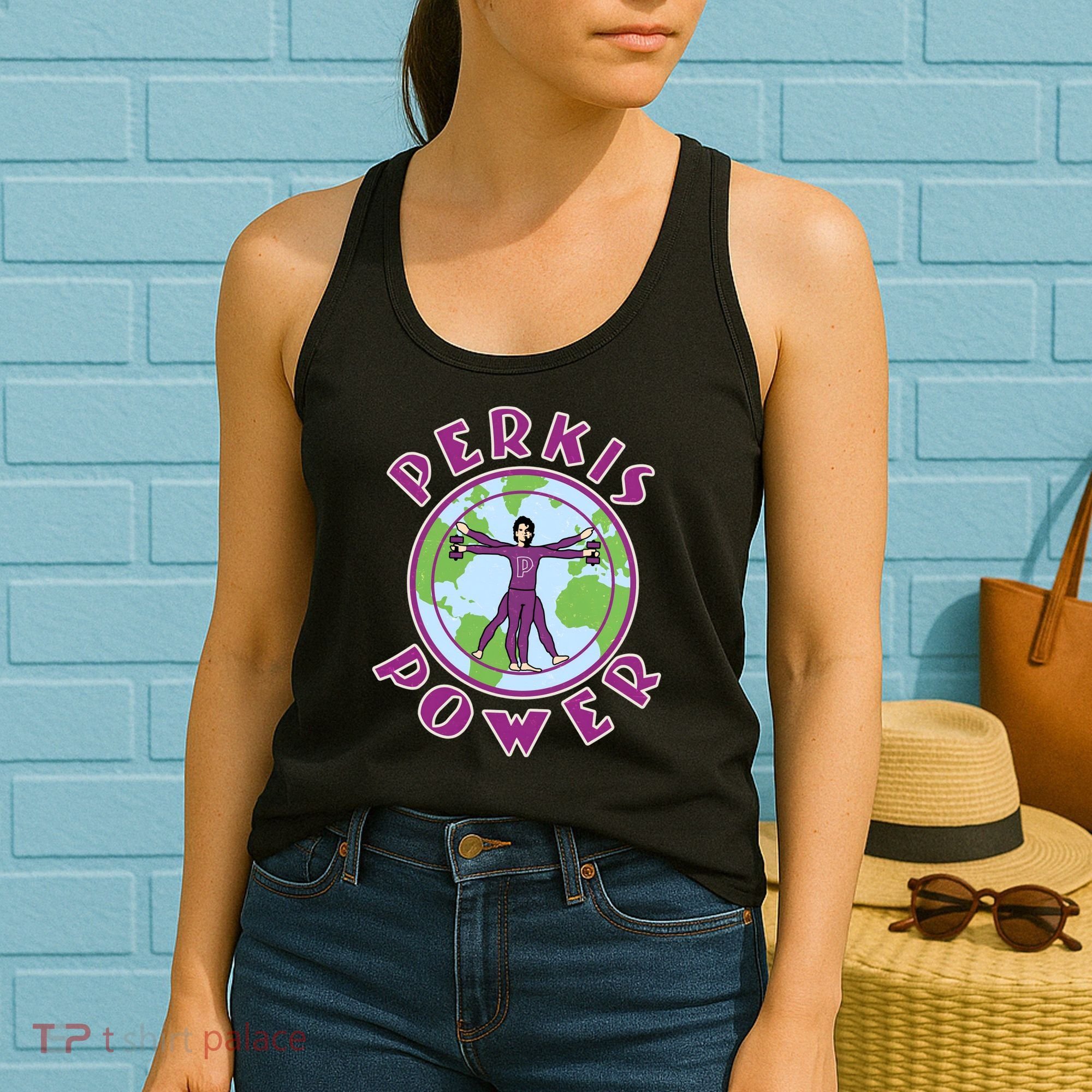 Funny Perkis Power Fitness Logo Women's Tank Top