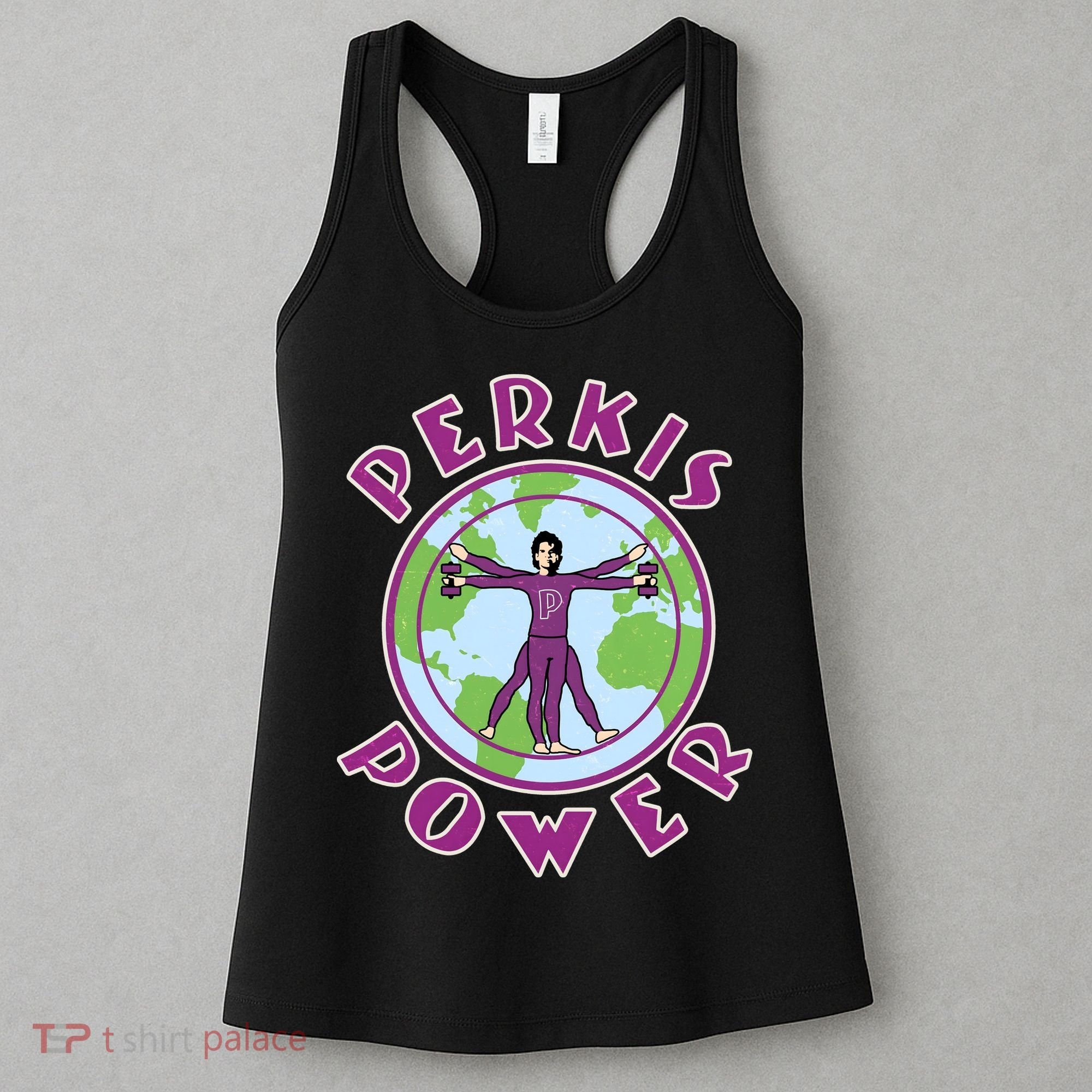 Funny Perkis Power Fitness Logo Women's Tank Top