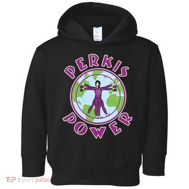 Funny Perkis Power Fitness Logo Toddler Hoodie