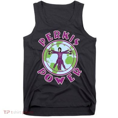 Funny Perkis Power Fitness Logo Tank Top