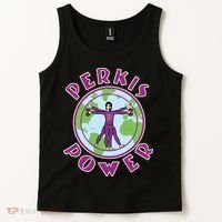 Funny Perkis Power Fitness Logo Tank Top thumb 2