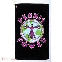 Funny Perkis Power Fitness Logo Golf Towel thumb 0