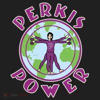 Funny Perkis Power Fitness Logo Golf Towel thumb 3