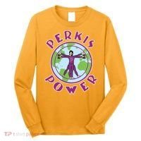 Funny Perkis Power Fitness Logo Long Sleeve Shirt thumb 0