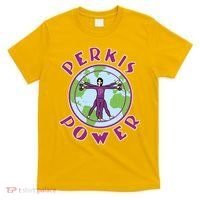 Funny Perkis Power Fitness Logo T-Shirt thumb 0