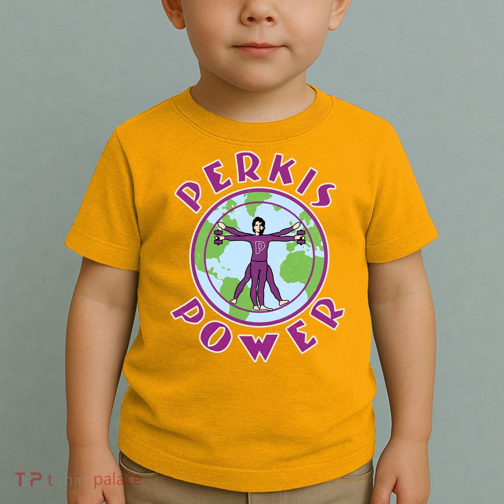 Funny Perkis Power Fitness Logo Toddler T-Shirt