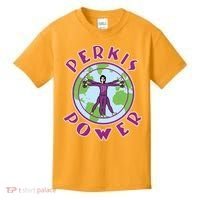 Funny Perkis Power Fitness Logo Kids T-Shirt thumb 0