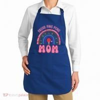 Funny Ping Pong Table Tennis Proud Ping Pong Mom Rainbow Gift Apron thumb 2