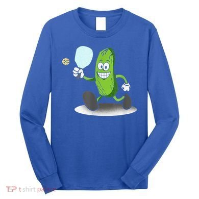 Funny Pickleball Paddle Pickleball Player Dink Retro Long Sleeve Shirt
