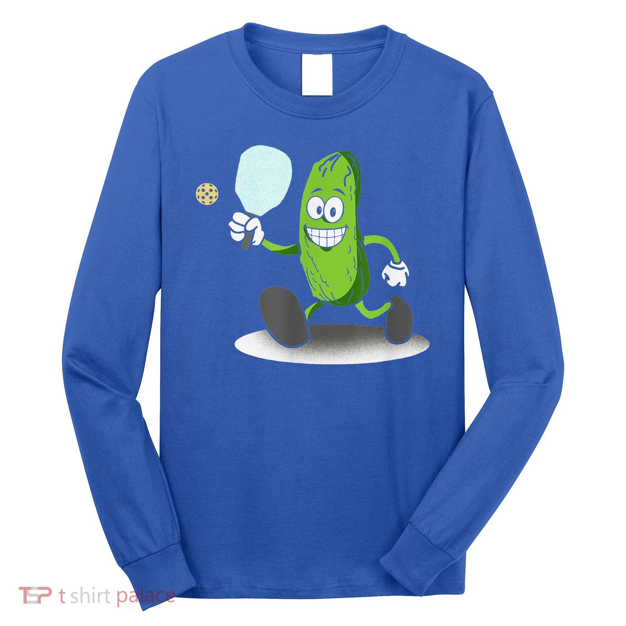 Funny Pickleball Paddle Pickleball Player Dink Retro Long Sleeve Shirt