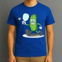 Funny Pickleball Paddle Pickleball Player Dink Retro T-Shirt thumb 3