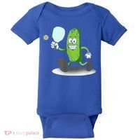 Funny Pickleball Paddle Pickleball Player Dink Retro Baby Bodysuit thumb 0