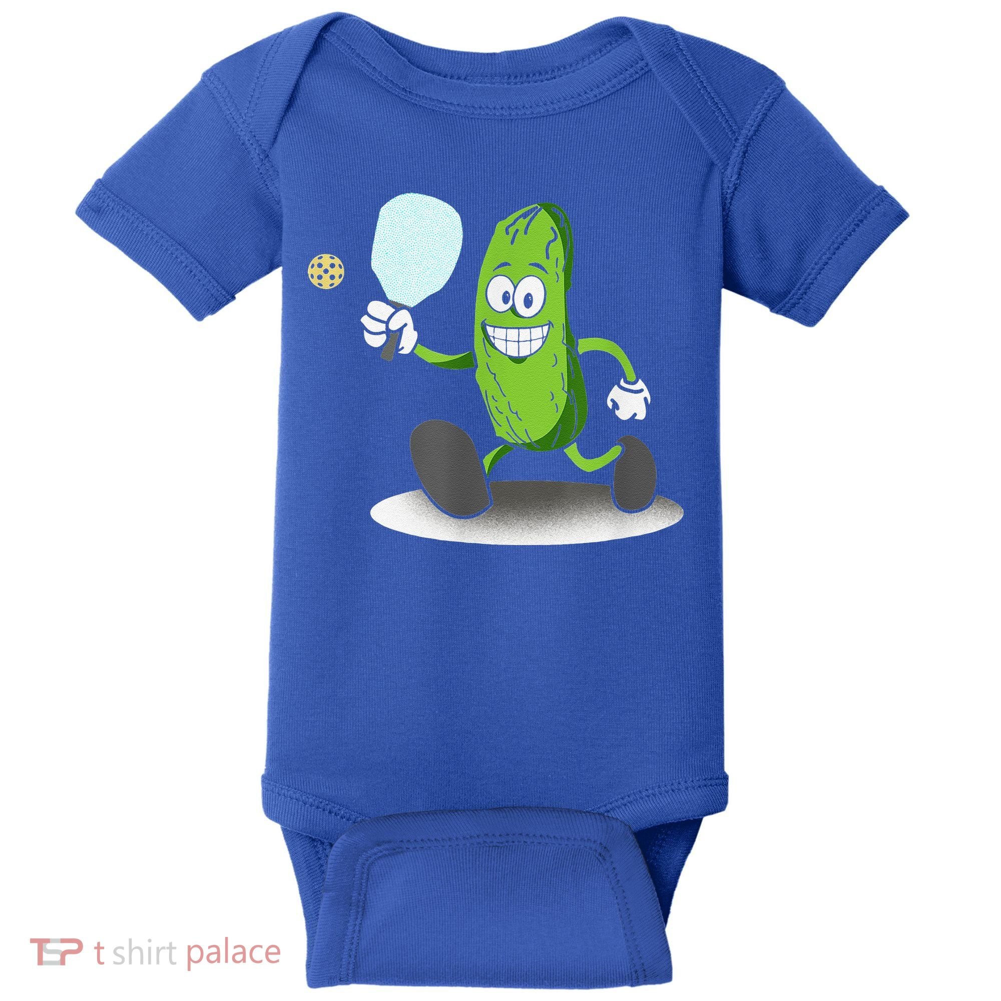 Funny Pickleball Paddle Pickleball Player Dink Retro Baby Bodysuit
