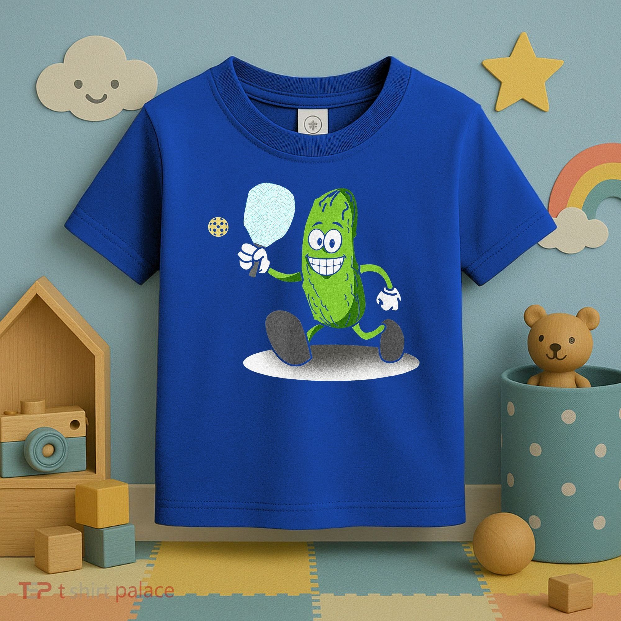 Funny Pickleball Paddle Pickleball Player Dink Retro Toddler T-Shirt