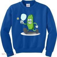 Funny Pickleball Paddle Pickleball Player Dink Retro Kids Sweatshirt thumb 0