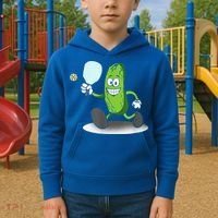 Funny Pickleball Paddle Pickleball Player Dink Retro Kids Hoodie thumb 2