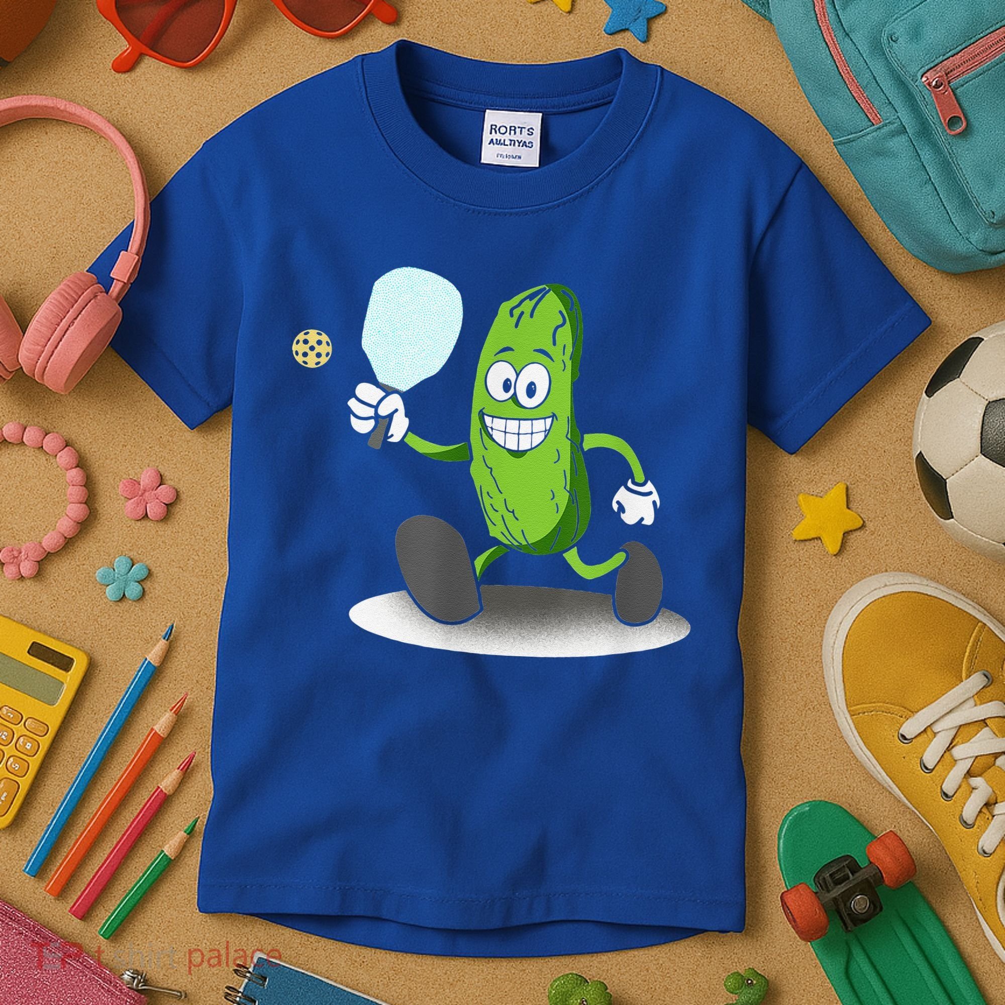Funny Pickleball Paddle Pickleball Player Dink Retro Kids T-Shirt