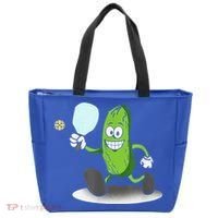 Funny Pickleball Paddle Pickleball Player Dink Retro Tote Bag thumb 0