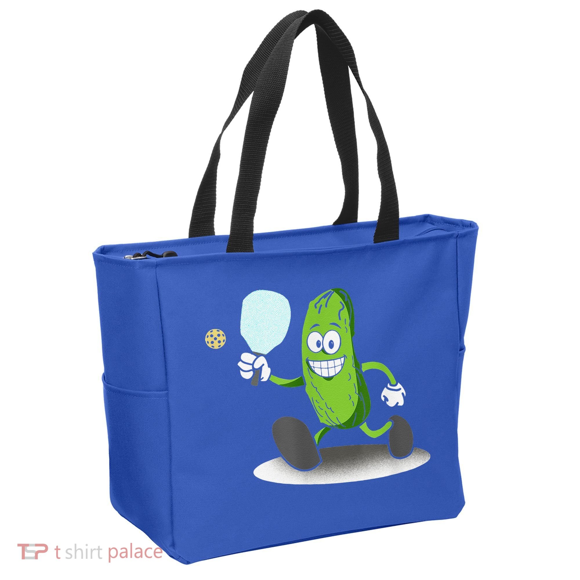 Funny Pickleball Paddle Pickleball Player Dink Retro Tote Bag