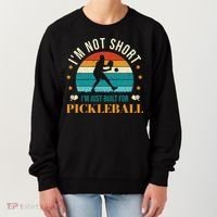 Funny Pickleball player with pickleball paddles love playing Women's Sweatshirt thumb 0