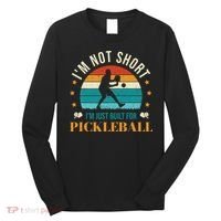 Funny Pickleball player with pickleball paddles love playing Long Sleeve Shirt thumb 0
