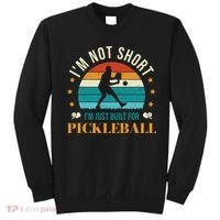 Funny Pickleball player with pickleball paddles love playing Sweatshirt thumb 0
