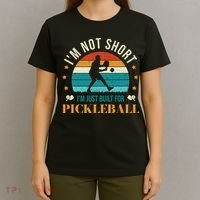 Funny Pickleball player with pickleball paddles love playing T-Shirt thumb 4