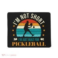 Funny Pickleball player with pickleball paddles love playing Mousepad thumb 0