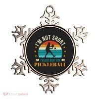 Funny Pickleball player with pickleball paddles love playing Ornament thumb 0