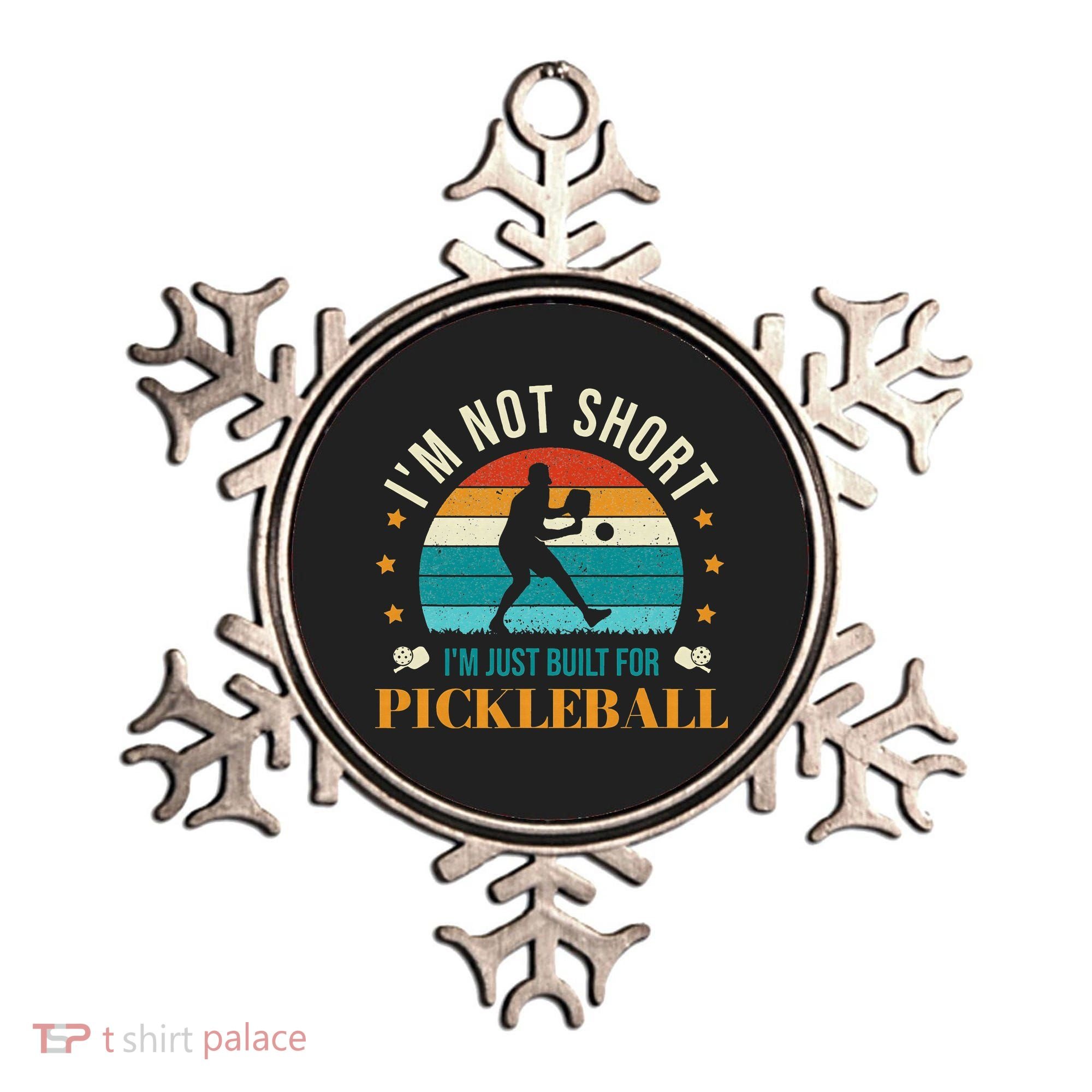 Funny Pickleball player with pickleball paddles love playing Ornament