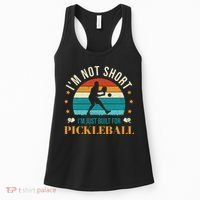Funny Pickleball player with pickleball paddles love playing Women's Tank Top thumb 0