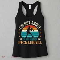 Funny Pickleball player with pickleball paddles love playing Women's Tank Top thumb 3