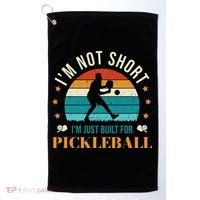 Funny Pickleball player with pickleball paddles love playing Golf Towel thumb 0