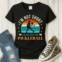 Funny Pickleball player with pickleball paddles love playing Women's T-Shirt thumb 3