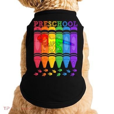 Funny Prehistoric Preschool Dinosaur Crayons Doggie Tank
