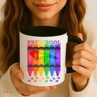 Funny Prehistoric Preschool Dinosaur Crayons Coffee Mug thumb 3